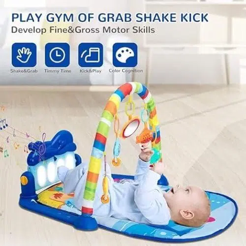 Tapis Musical d’Éveil Huanger – Piano et Hochets Bébé – Image 6