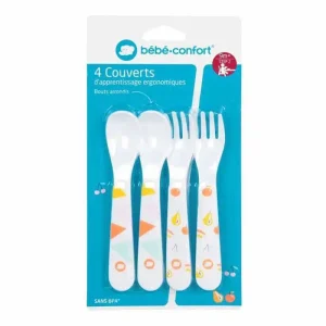 Couverts d&rsquo;apprentissage 4 Pièces – Bébé Confort