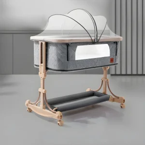 Kidilo Lit Cododo 3 en 1 Bébé avec Moustiquaire – Gris