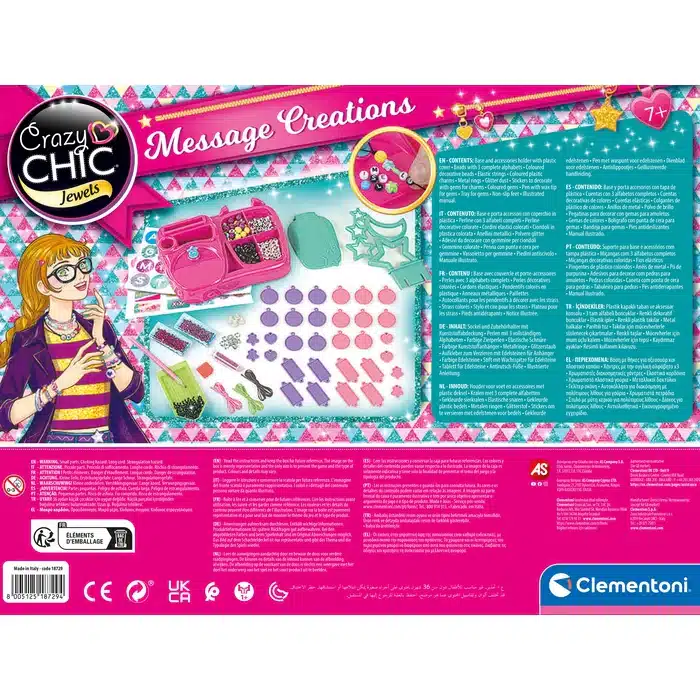 Crazy Chic Message Creations Clémentoni – Kit Créatif Fille – Image 8