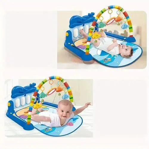 Tapis Musical d’Éveil Huanger – Piano et Hochets Bébé – Image 5