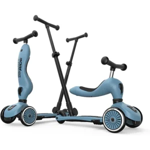 Scoot & Ride Highwaykick 1 Push & Go – Trottinette 3-en-1 Steel