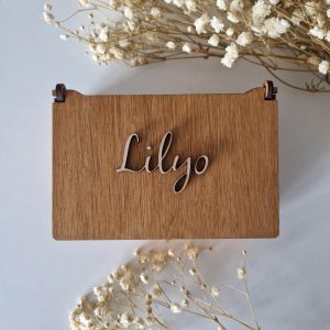 Boite prénom en relief – naissance
