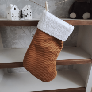 La chaussette de Noël Velours