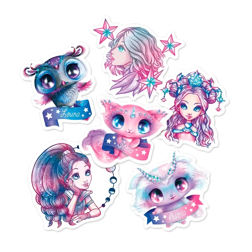 Nebulous Stars – Decorative Vinyl Stickers Assorted – Image 7