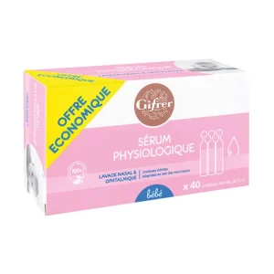 Gifrer Sérum Physiologica – 40 Unidoses 5ml