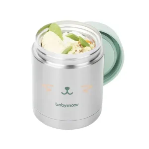Babymoov Contenant Inox Eat&rsquo;Isy Gris/Bleu