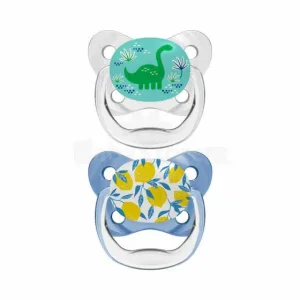 Dr Brown’s Sucette 6-18m Butterfly Blue Lot De 2