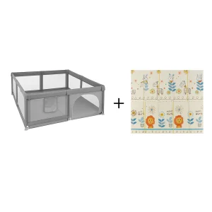 Aire de jeux XXL 180×200 cm + Tapis de jeu Fancy – Innovaciones MS