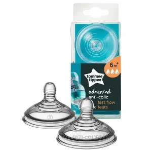 Tétines Tommee Tippee Anti-Colic 6M+ (x2)