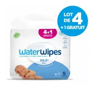 Waterwipes lingettes bébé 4+1 OFFERT