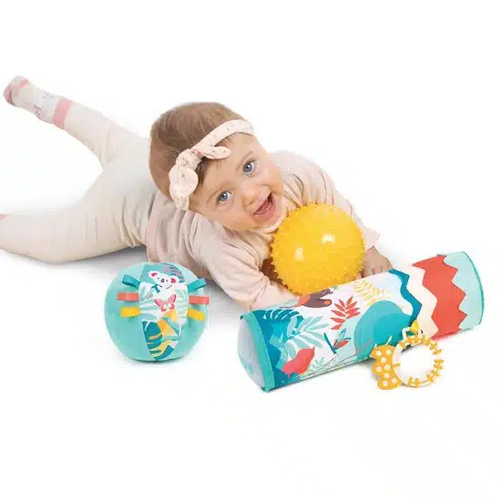 Ludi Coffret sensoriel bébé – Tube et balles multicolores dès 6 mois