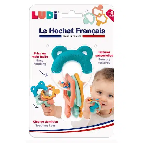Hochet Français Ludi – Multicolore et Évolutif dès 0+ – Image 2