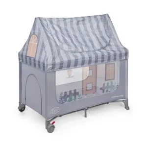 Lit parc bébé home Gris – MS