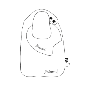 Le Bavoir naissance personnalisable