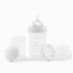 Biberon Anti-Colique Twistshake 180ml 0M+ – Blanc