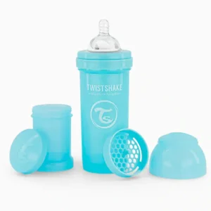 Biberon Anti-Colique Twistshake 260ml 2M+ – Bleu
