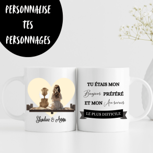 Mug personnalisable “paradis des chiens”