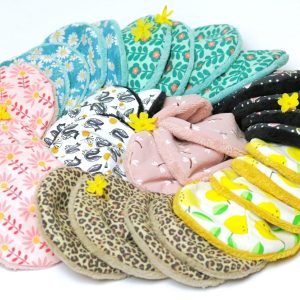 Lot de 2 Coussinets d&rsquo;Allaitement Lavables / Bonnets A – D