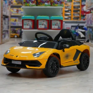Voiture Électrique Lamborghini Aventador Blanche 12v