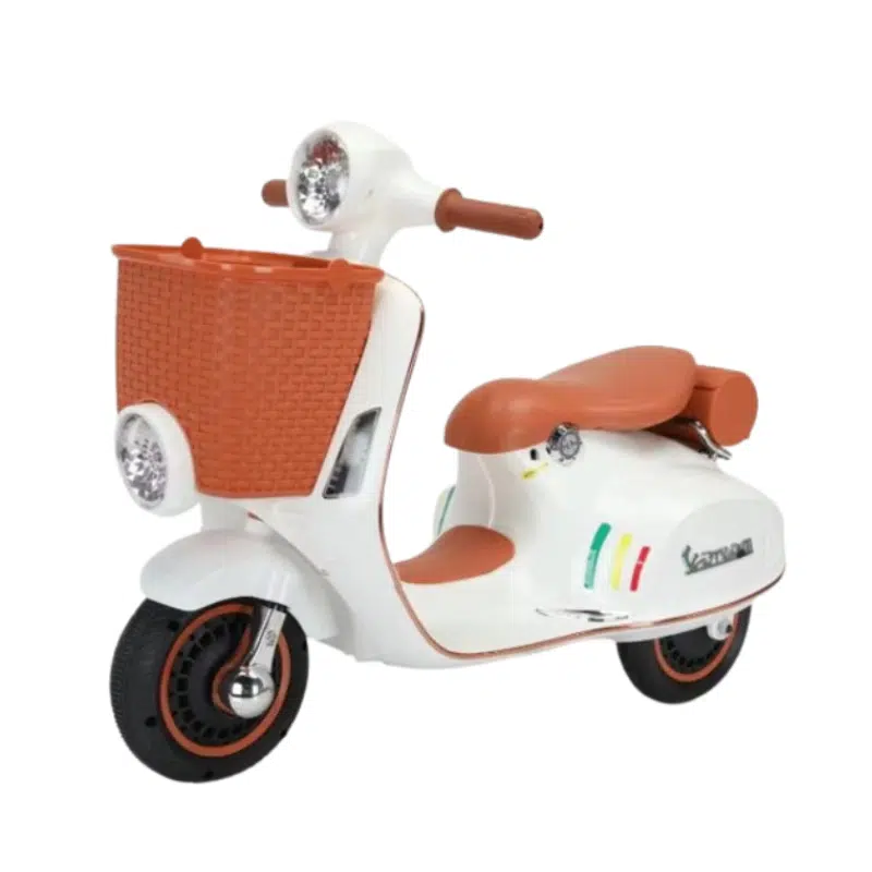 Moto électrique vespa 12V pour enfants – Image 3
