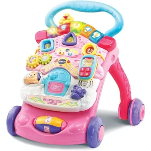 Super Trotteur Parlant 2 en 1 Rose – VTECH