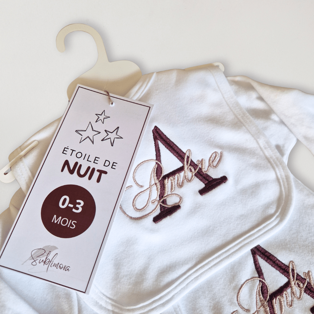 Kit naissance personnalisé avec broderie – Image 5