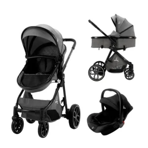 Poussette Sidney Cabriolet Trio 2 Gris – ASALVO
