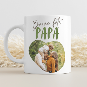 Mug personnalisé – bonne fête papa (avec photo)