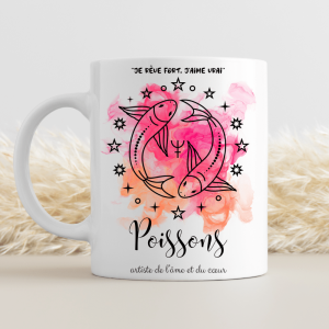 Mug – signe astrologique Poissons