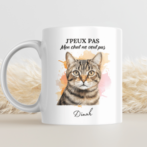 Mug – j’peux pas mon chat ne veut pas