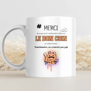 Mug – merci de ne pas avoir vendu notre enfant