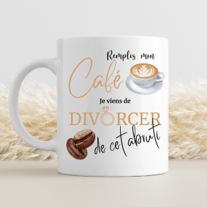 Mug femme – “Remplis mon café,…”