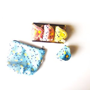 Pack Protège-slips lavables + Trousse étanche de transport