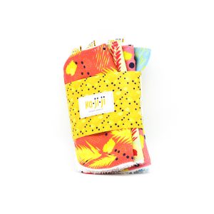 Lot 4 lingettes lavables – Coton bio certifié GOTS®