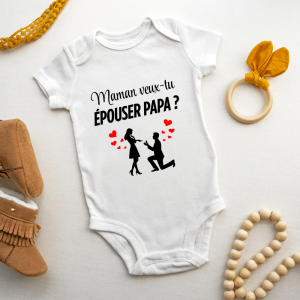 Body bébé – Maman, veux-tu épouser Papa ?