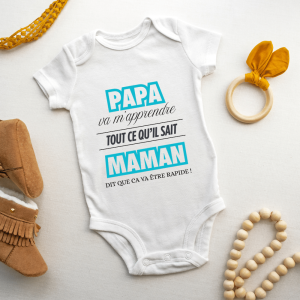 Body bébé – papa va m’apprendre