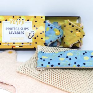 Pack Protège-slips réutilisables + Filet de lavage – Coton bio certifié GOTS®