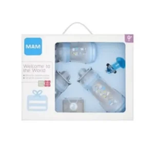 COFFRET WELCOME TO THE WORLD BLEU – MAM