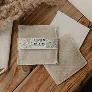 Simple Things Lingette Démaquillante pastel Dorée (3pcs)
