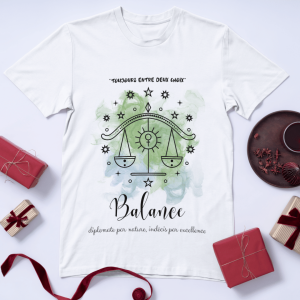 T-shirt astrologique – signe Balance