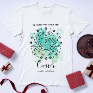 T-shirt astrologique – signe Cancer