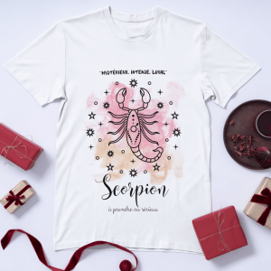 T-shirt astrologique – signe Scorpion