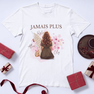 T-shirt Jamais plus – Booktok – Bookinsta