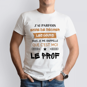 T-shirt – c’est moi le prof