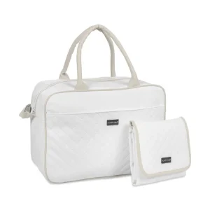 SAC + COUV A LANGER HOPITAL ROMBO Blanc/Biege – NAF NAF