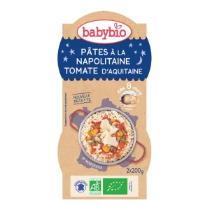 Pâtes À La Napolitaine Tomate D’aquitaine 2X220g 0- Babybio