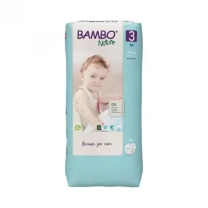 BAMBO NATURE Taille 3  4-8 KG / 52 COUCHES