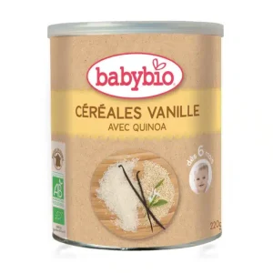 BABYBIO – CEREALES INFANTILES BIO VANILLE DES 6 MOIS 220G