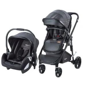 poussette duo BABY CARE – noir noir